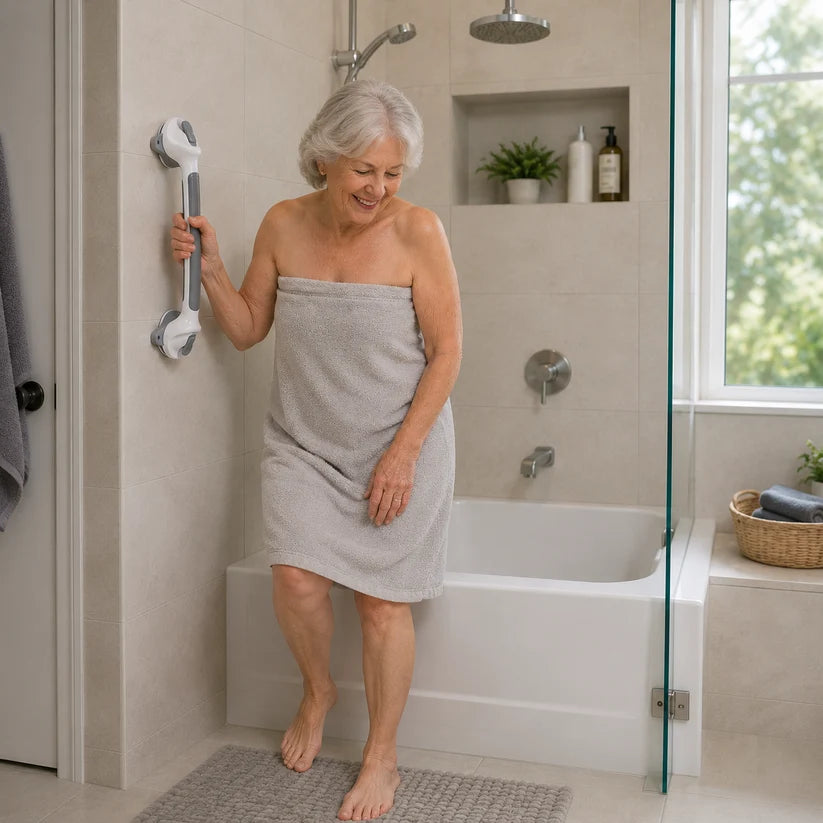 Non-Slip Bathroom Safety Handle with Suction Cup