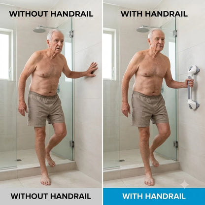 Non-Slip Bathroom Safety Handle with Suction Cup