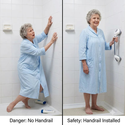 Non-Slip Bathroom Safety Handle with Suction Cup