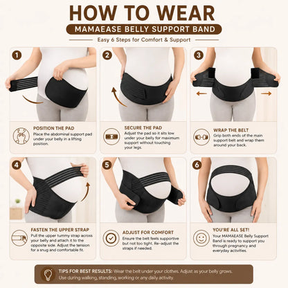 QueenBee® Dutton 3pc Pregnancy & Postpartum Belly Belt in Nude