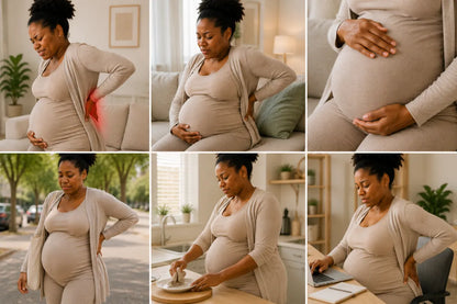 QueenBee® Dutton 3pc Pregnancy & Postpartum Belly Belt in Nude